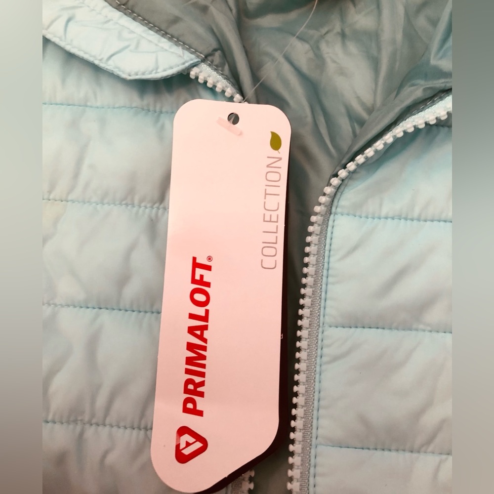 NWT Girls Lands End Primaloft Down Alternative Thermoplume Jacket. - Picture 3 of 7
